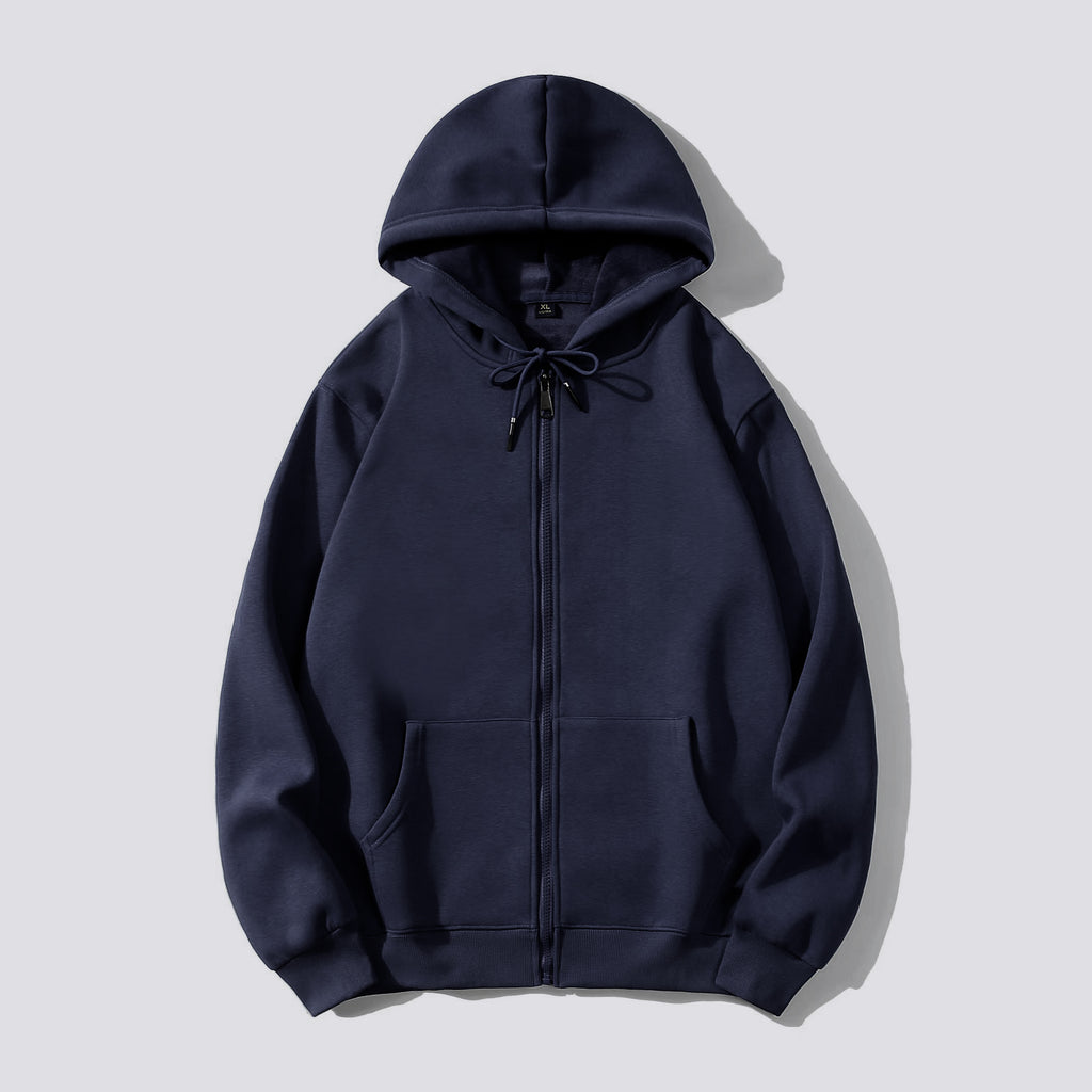Unisex Fleece Zip Hoodie