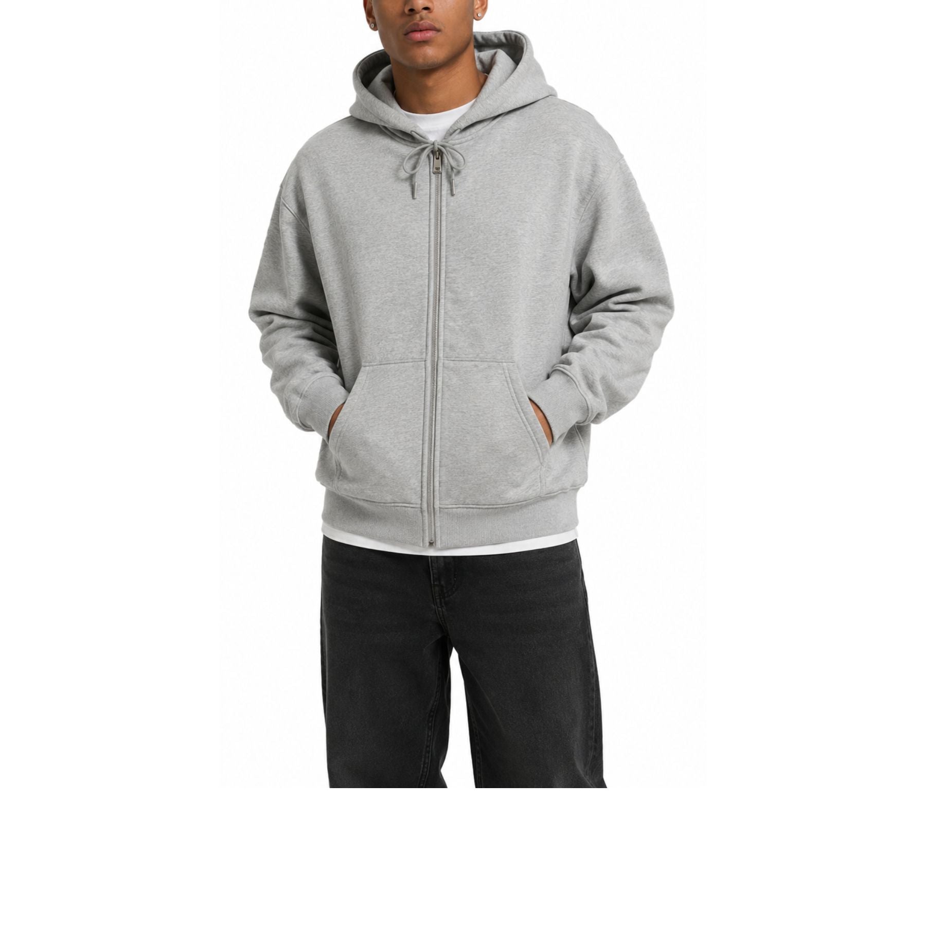 Unisex Fleece Zip Hoodie