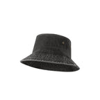 100% cotton drill washed bucket hat