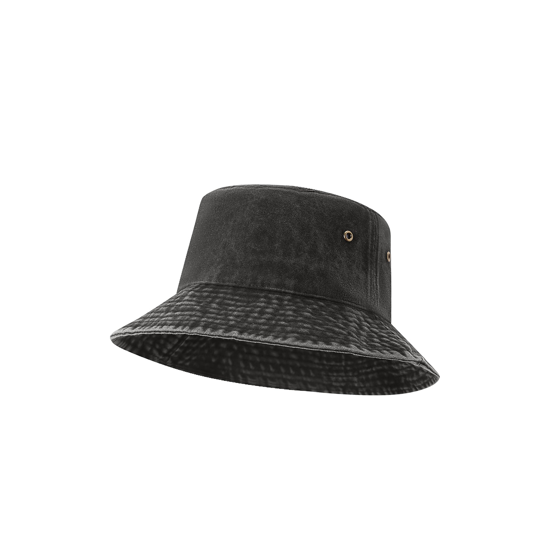 100% cotton drill washed bucket hat