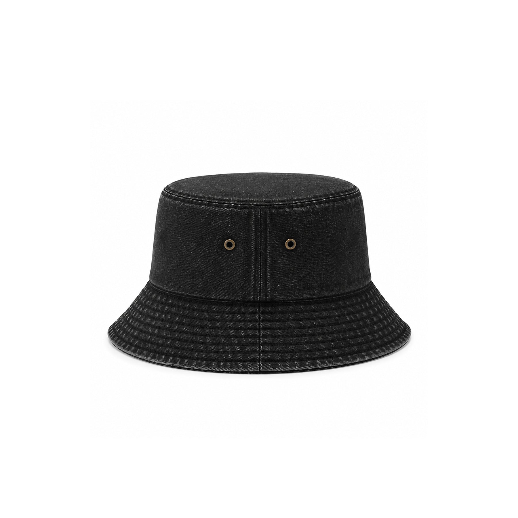 100% cotton drill washed bucket hat