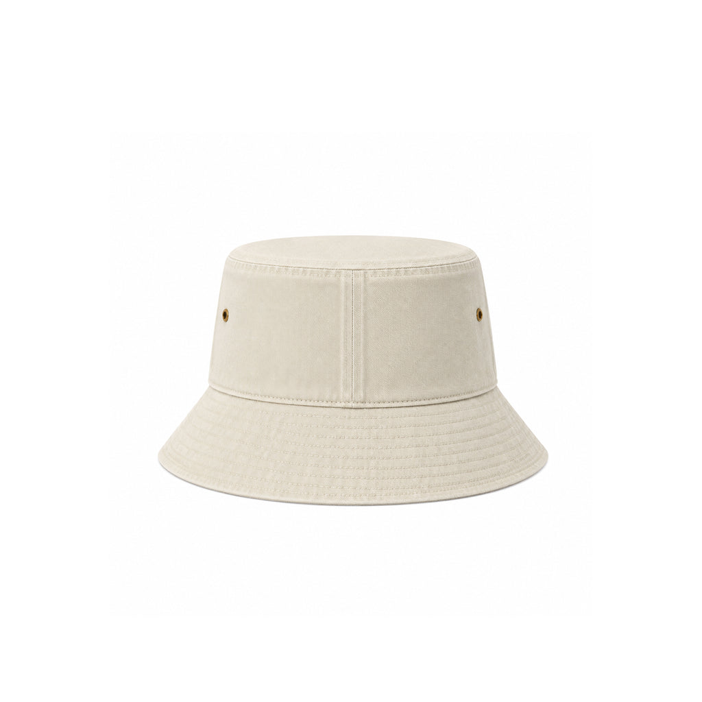 100% cotton drill washed bucket hat