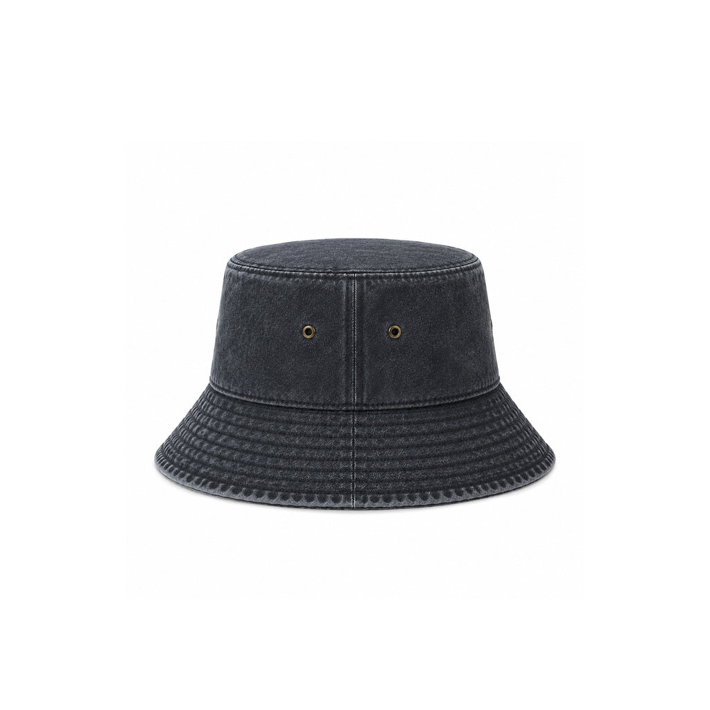 100% cotton drill washed bucket hat