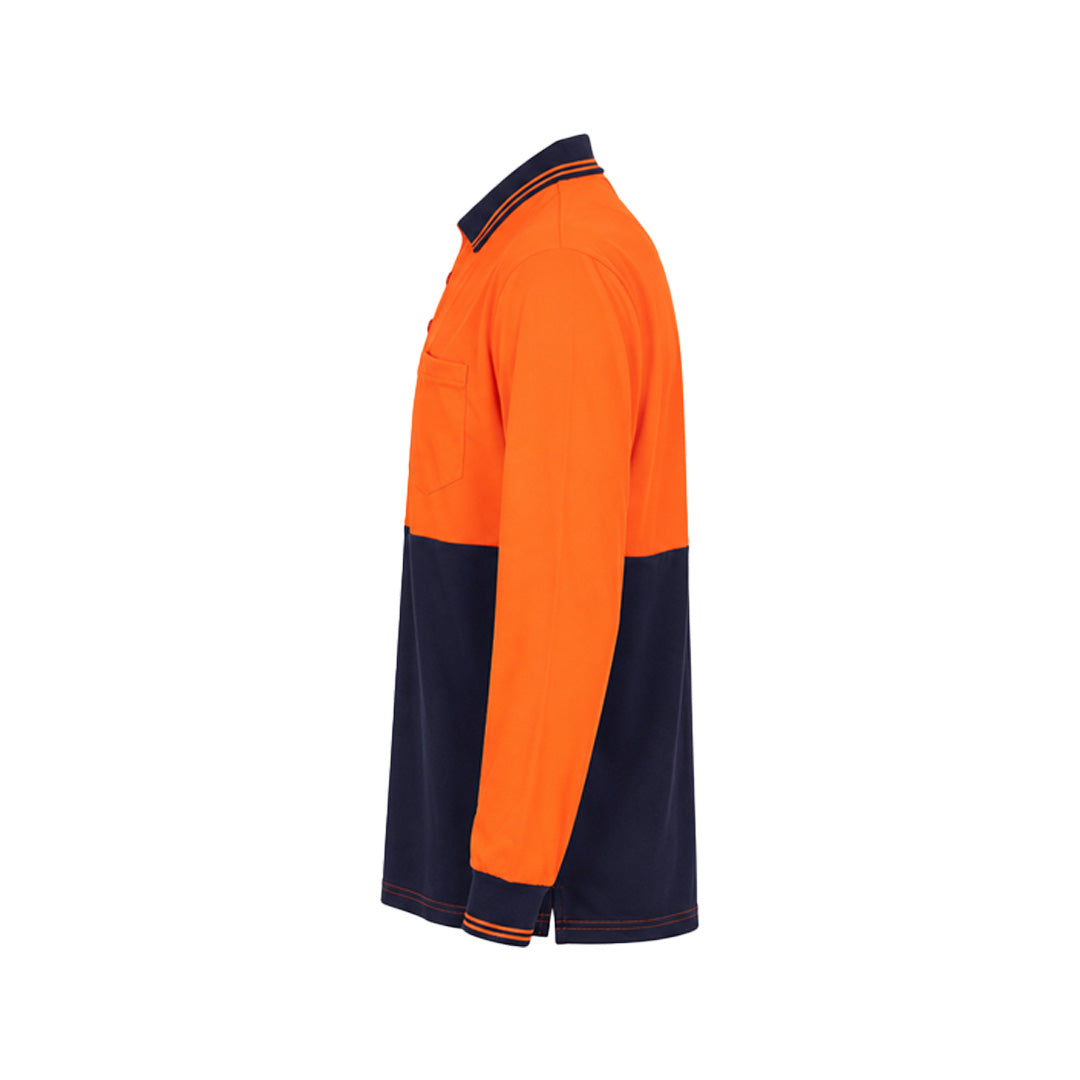 Hi Vis Long Sleeve Polo