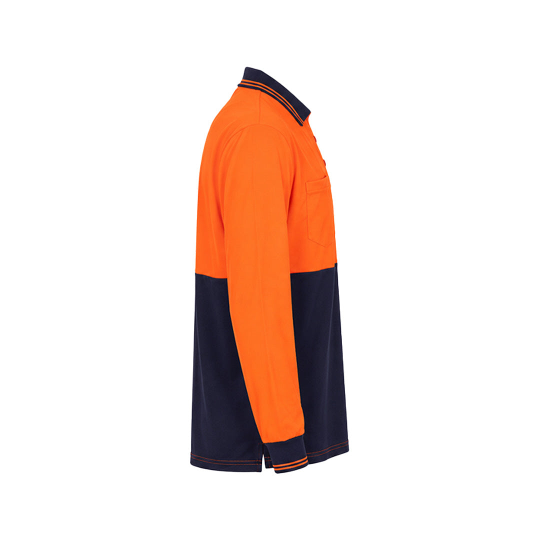 Hi Vis Long Sleeve Polo