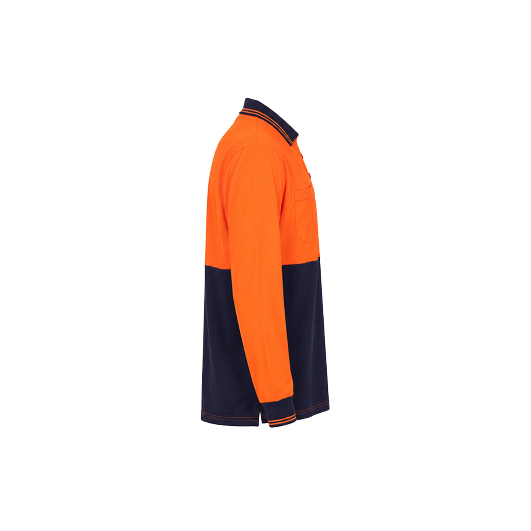 Hi Vis Long Sleeve Polo