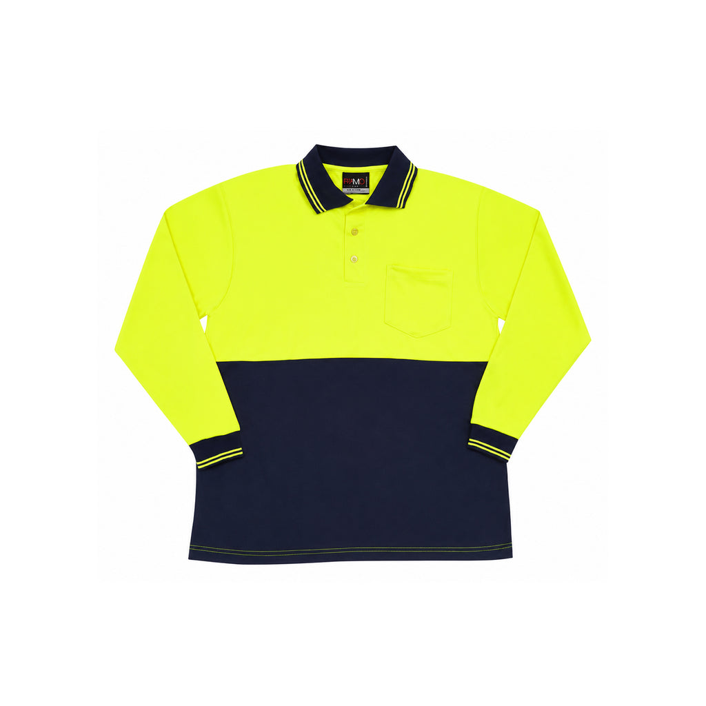 Hi Vis Long Sleeve Polo