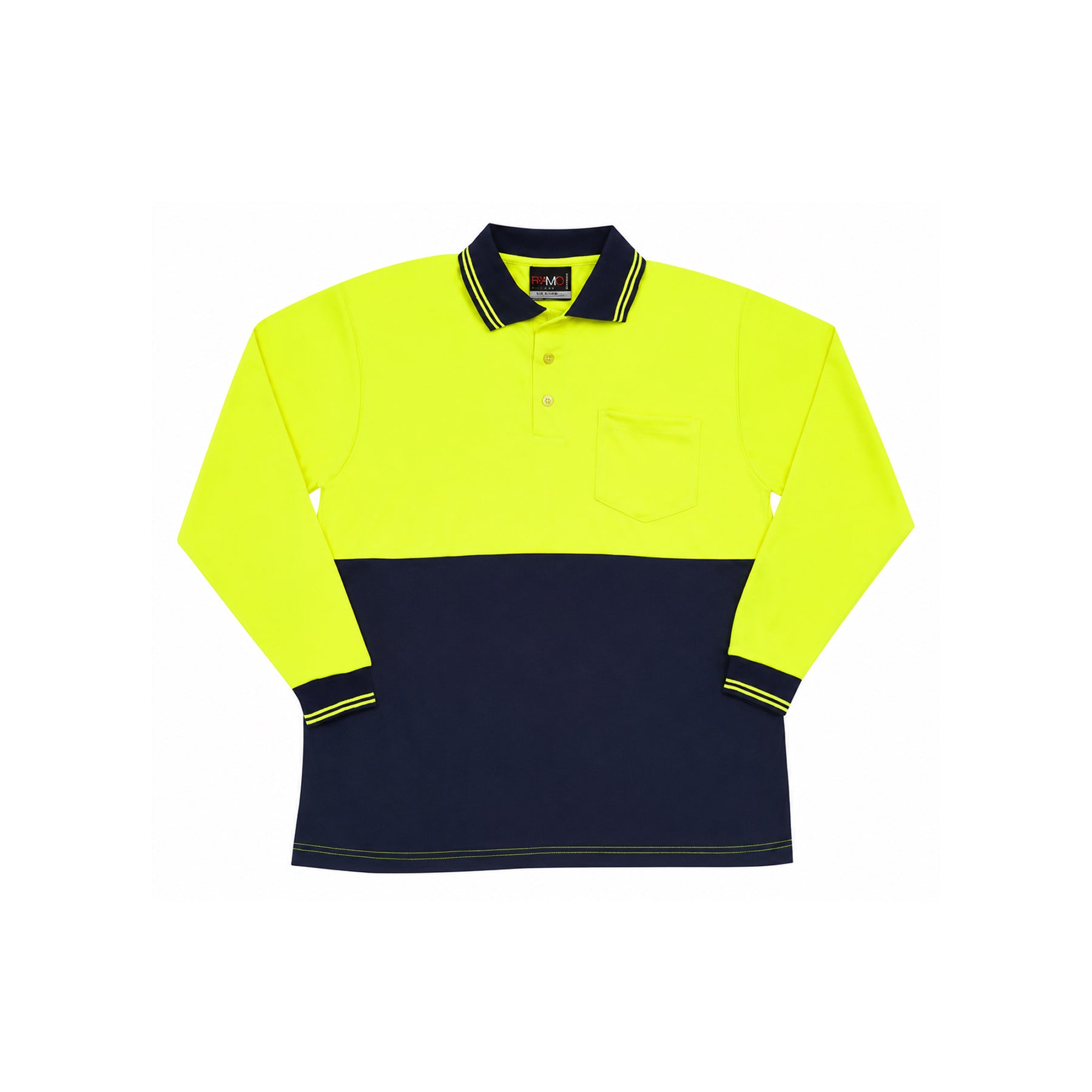 Hi Vis Long Sleeve Polo