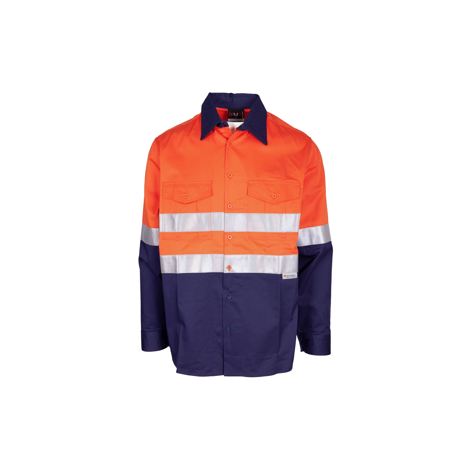 100% Combed Cotton Drill Long Sleeve Shirt - 3M