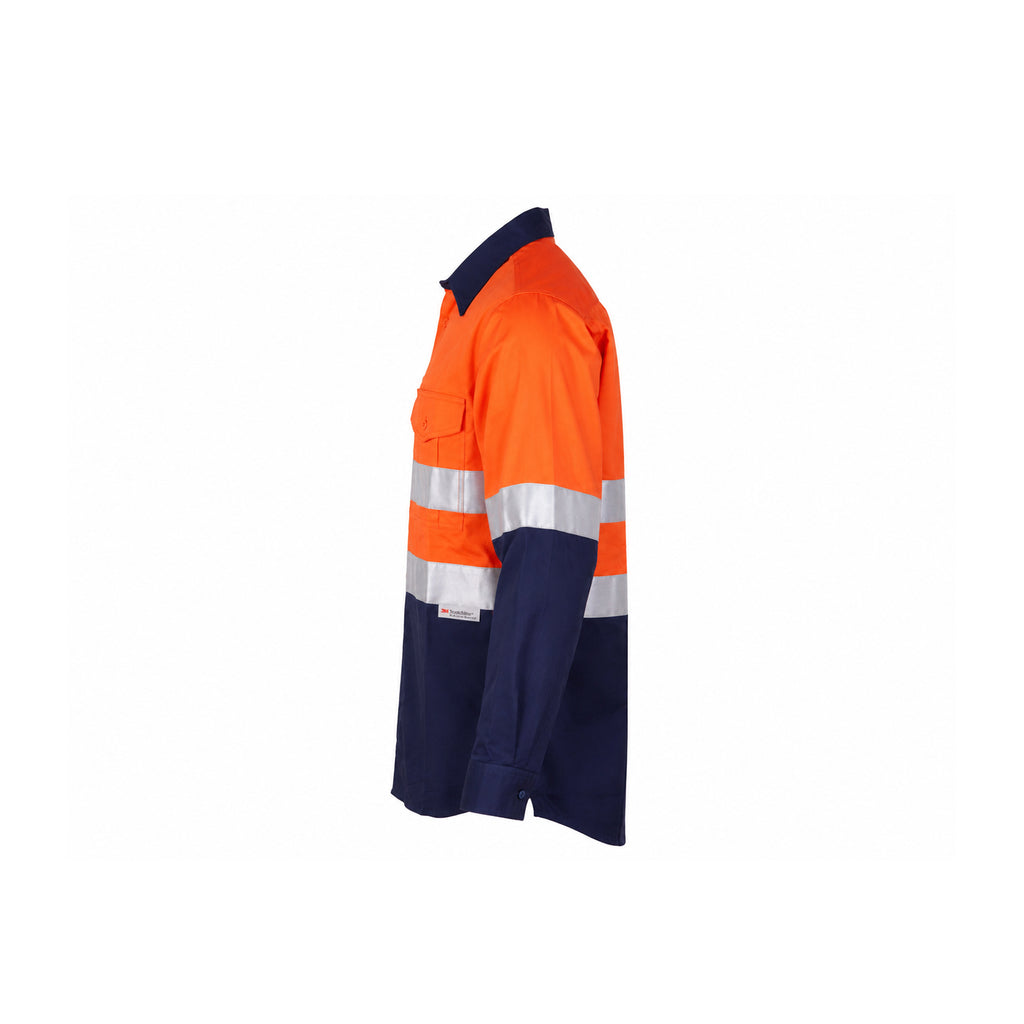 100% Combed Cotton Drill Long Sleeve Shirt - 3M