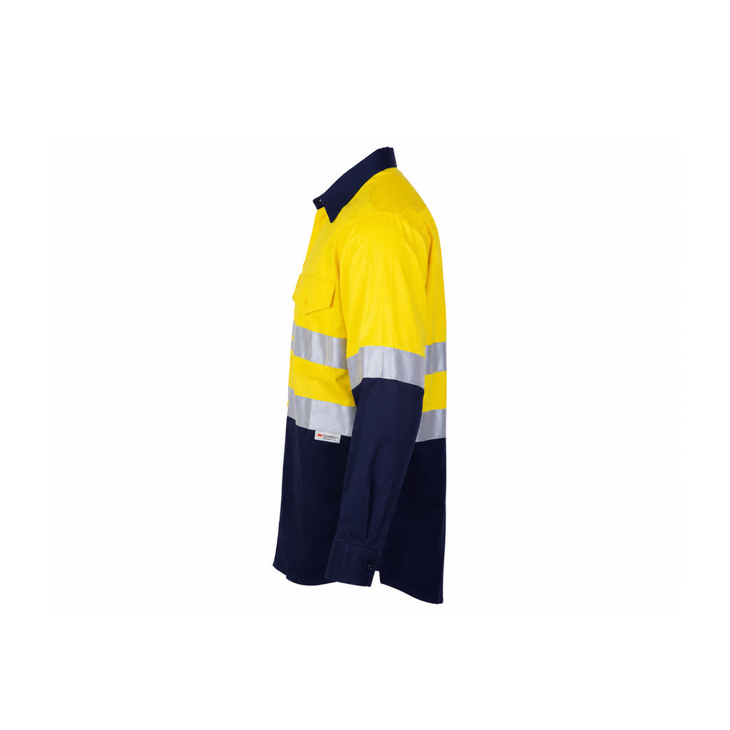 100% Combed Cotton Drill Long Sleeve Shirt - 3M
