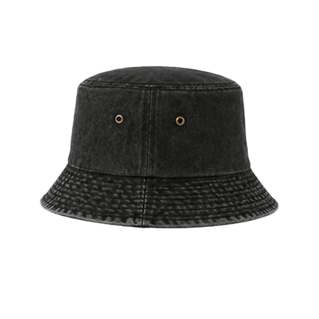 280gsm 100% cotton drill washed bucket hat