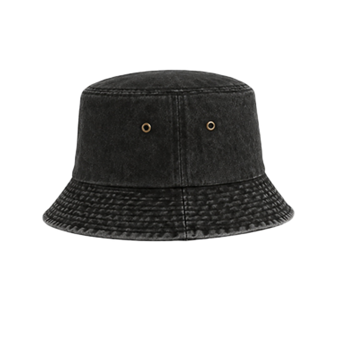 280gsm 100% cotton drill washed bucket hat