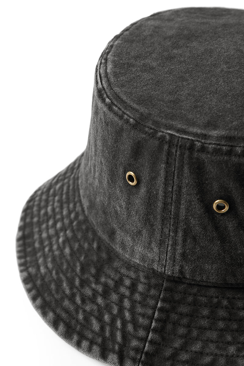 Washed bucket hat