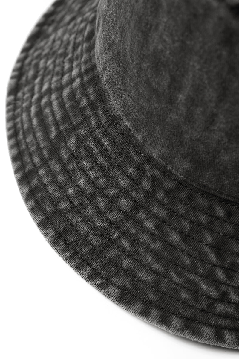 Washed bucket hat