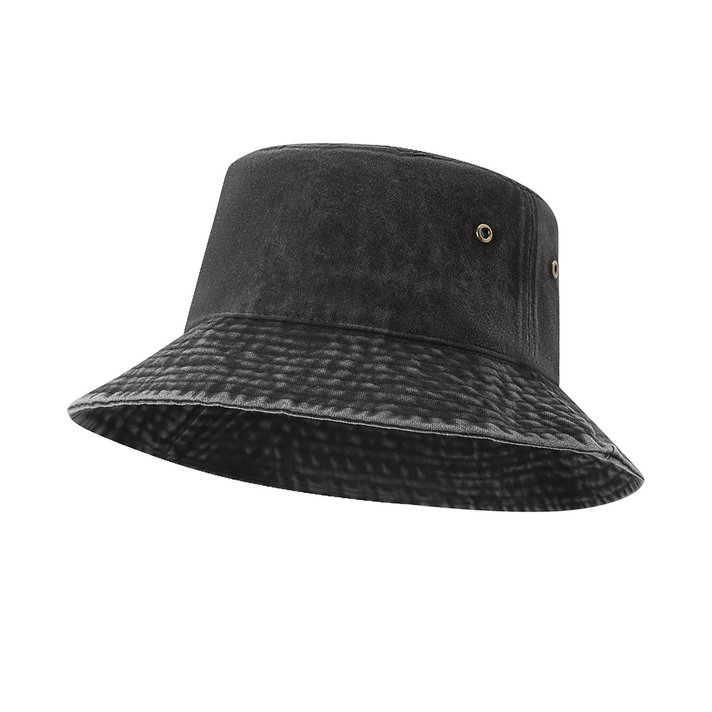 Washed bucket hat