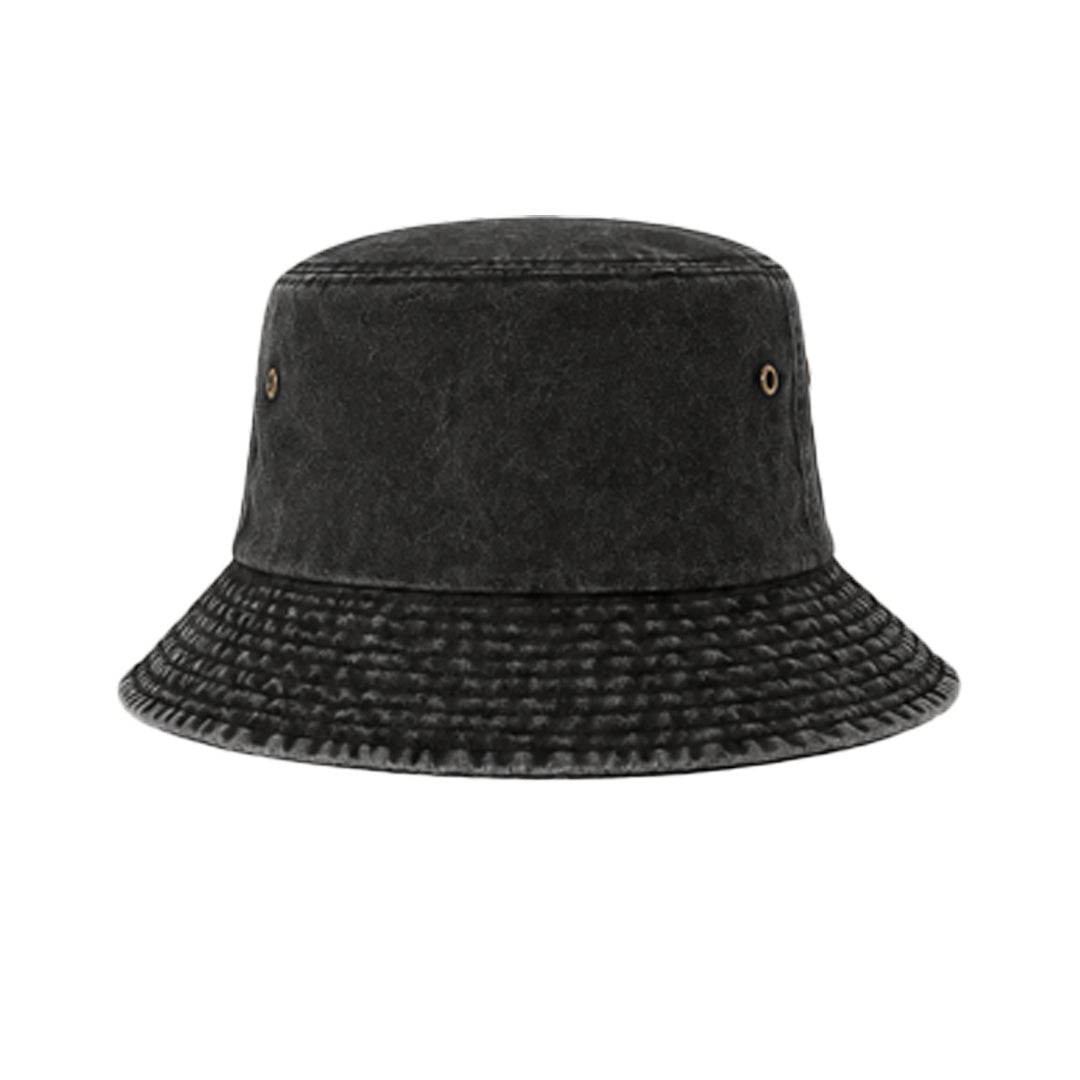280gsm 100% cotton drill washed bucket hat