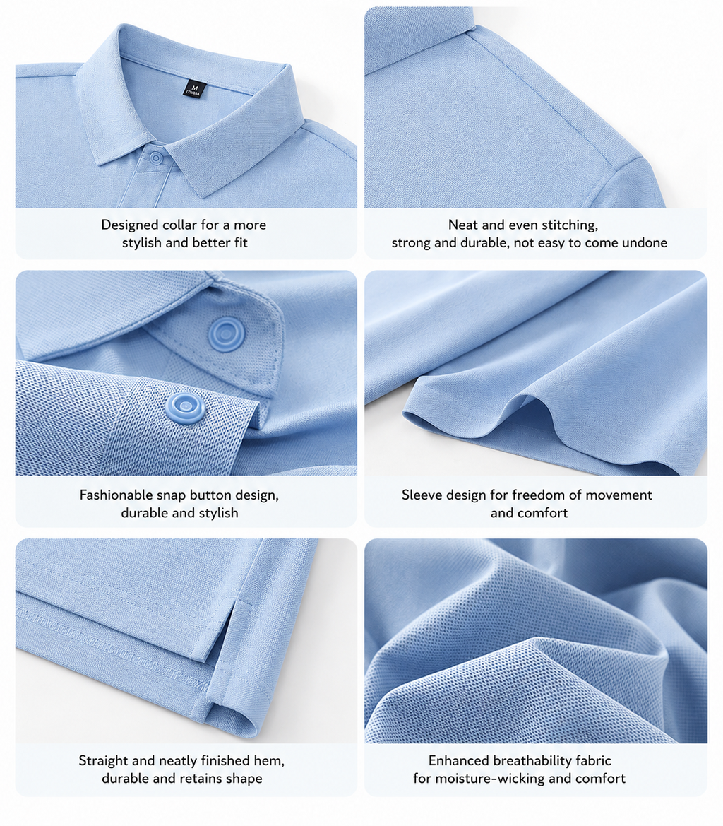 Seamless Ice Silk Polo
